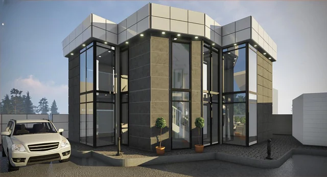 تصميم محطة وقود — 12